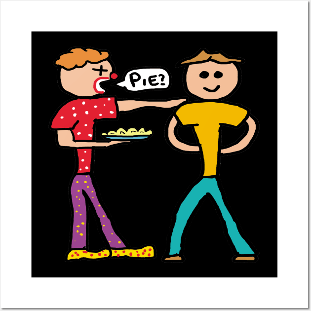 Custard Pie In The Face Wall Art by Mark Ewbie